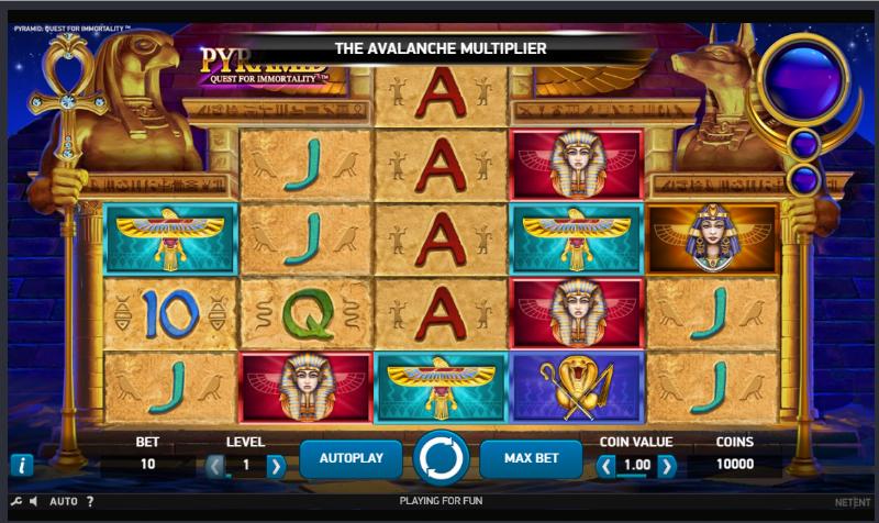 Pyramid: Quest For Immortality slot game artwork