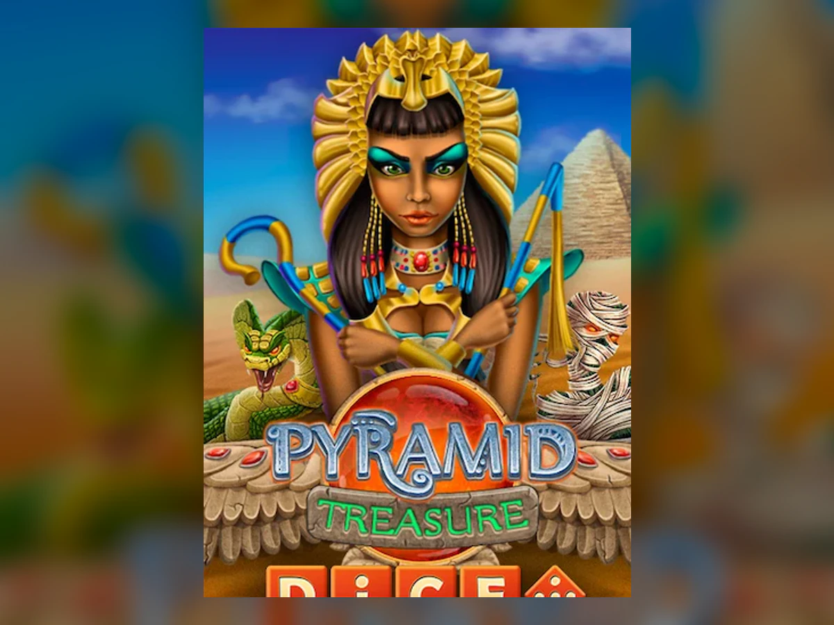 Pyramid Treasure Dice slot game artwork