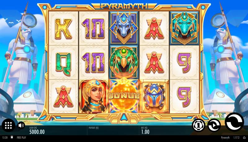Pyramyth slot game artwork