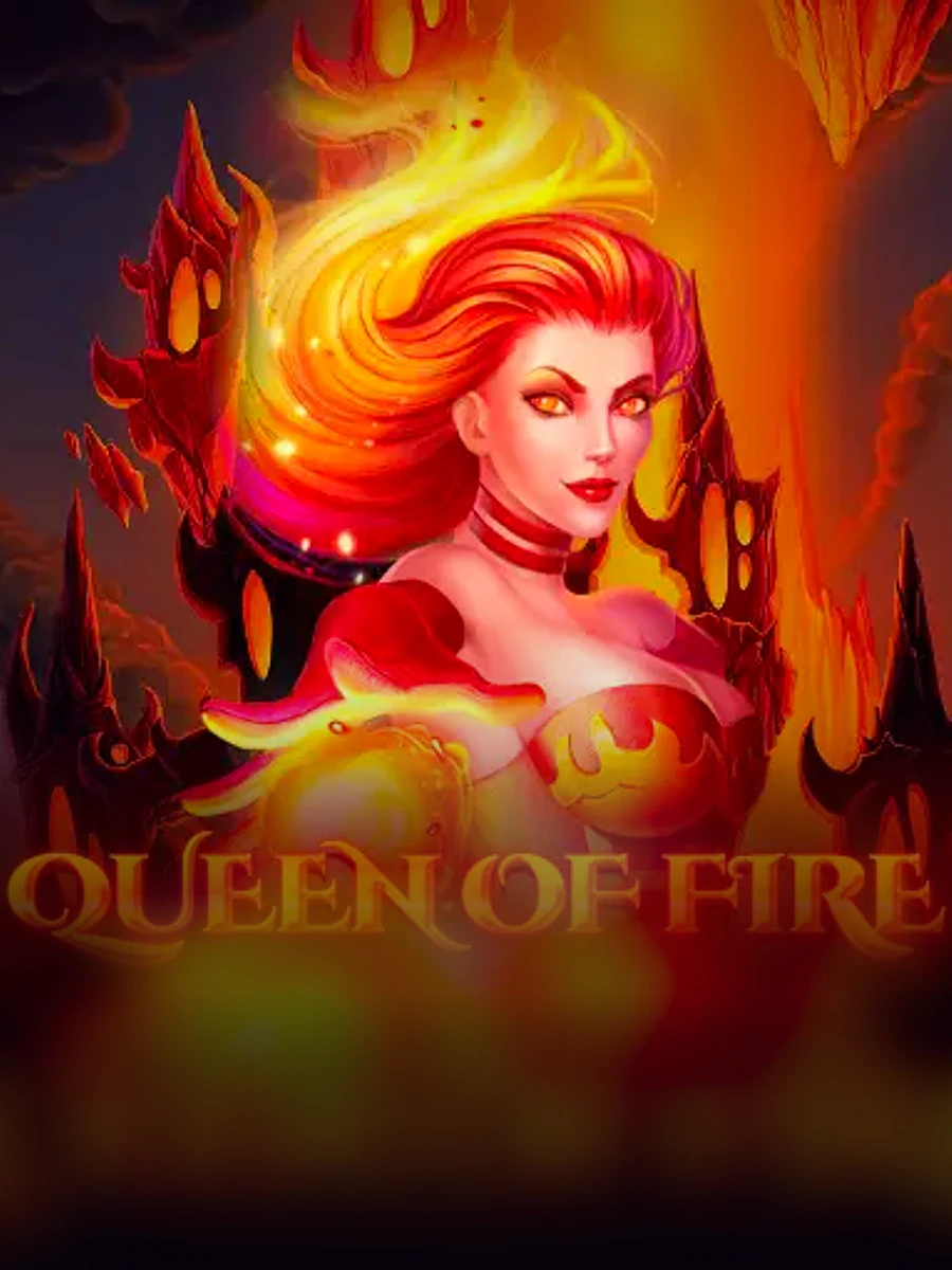 Queen Of Fire slot game artwork