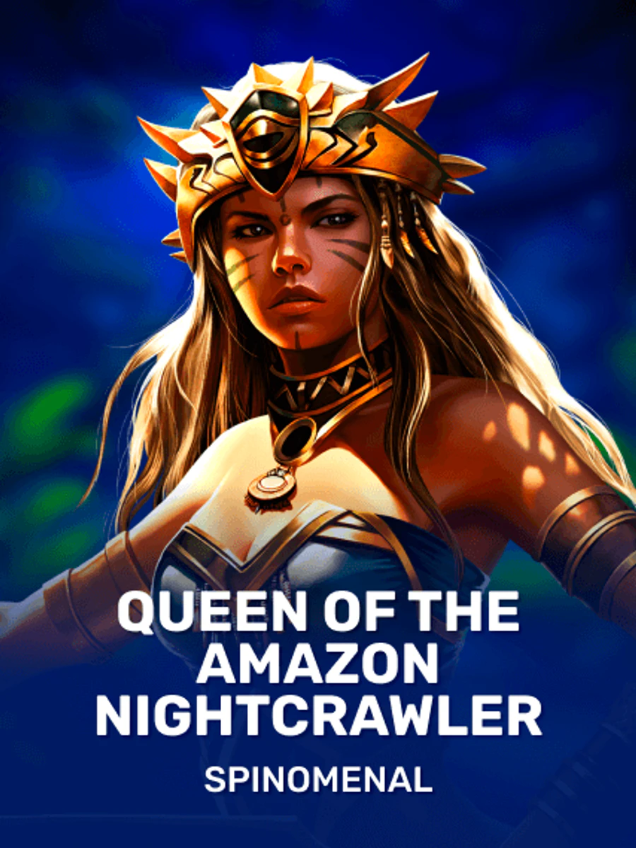 Queen of the Amazon Nightcrawler slot game artwork
