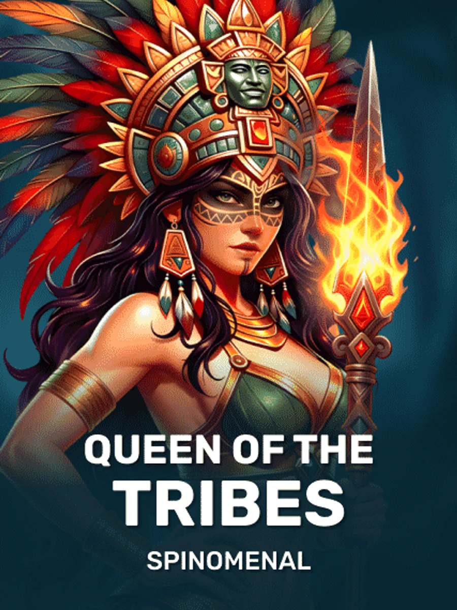 Queen Of The Tribes slot game artwork