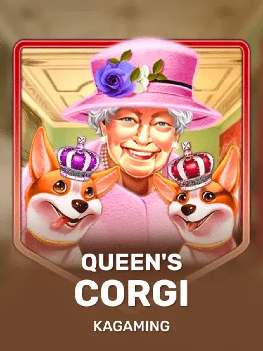 Queen's Corgi slot game artwork
