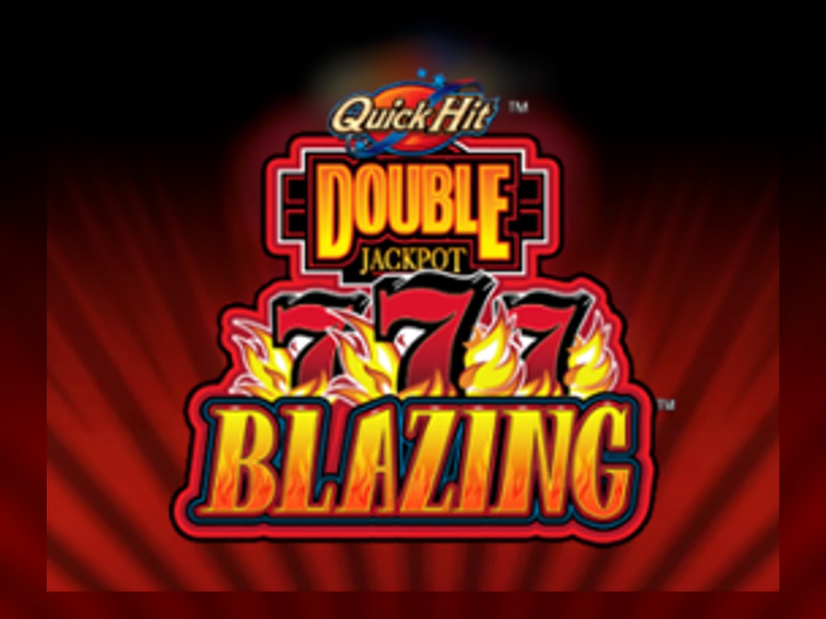 Quick Hit Double Jackpot Blazing 777's slot game artwork