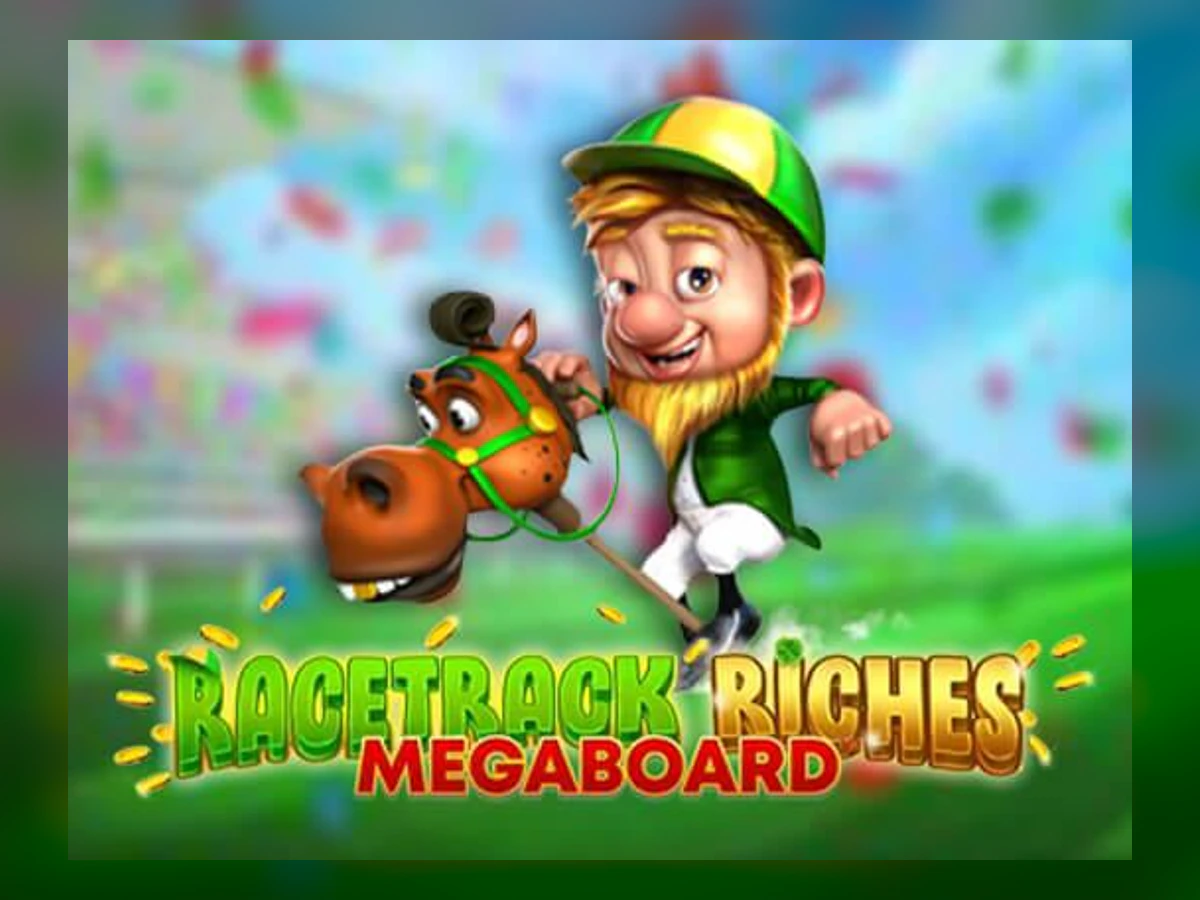 Racetrack Riches Megaboard slot game artwork