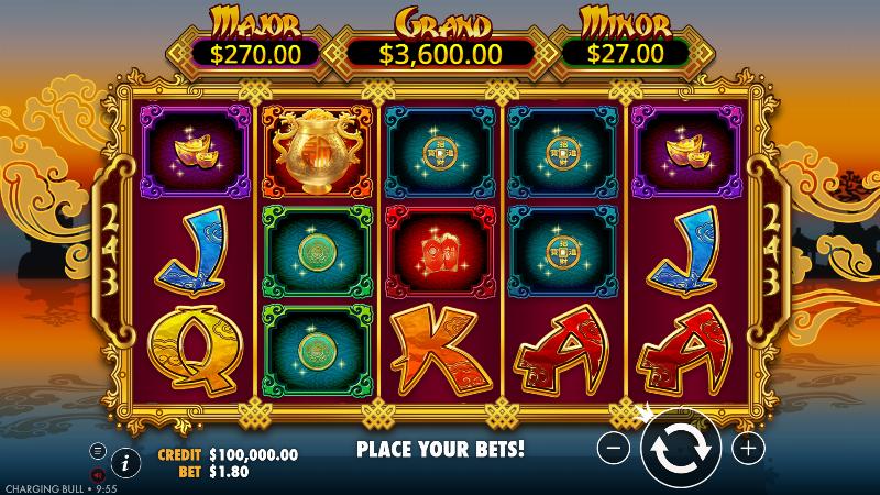 Raging Bull slot game artwork