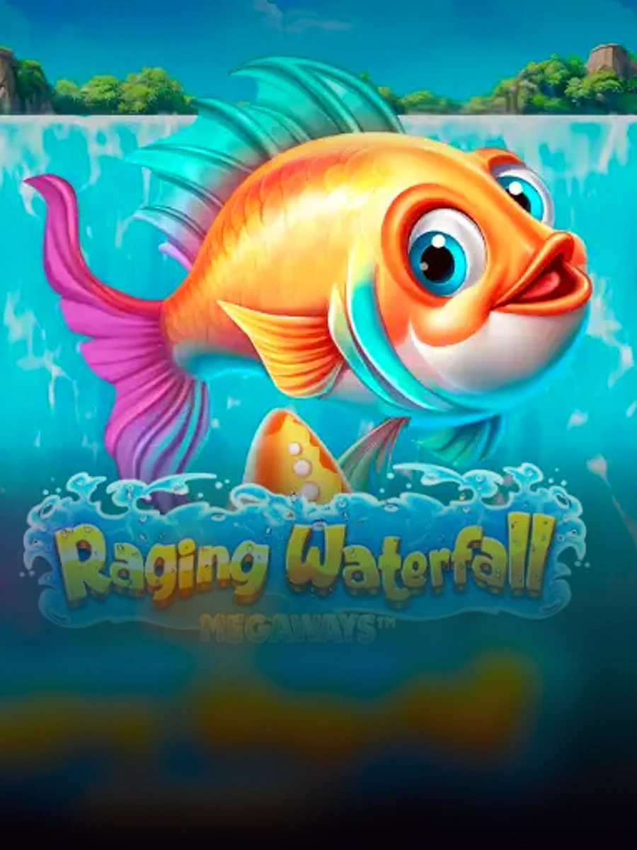 Raging Waterfall Megaways slot game artwork