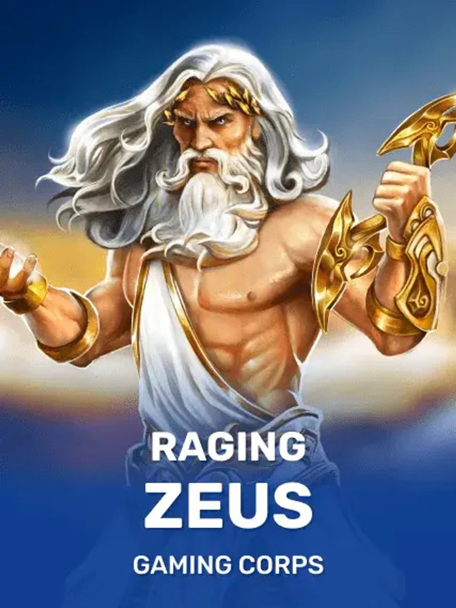 Raging Zeus slot game artwork