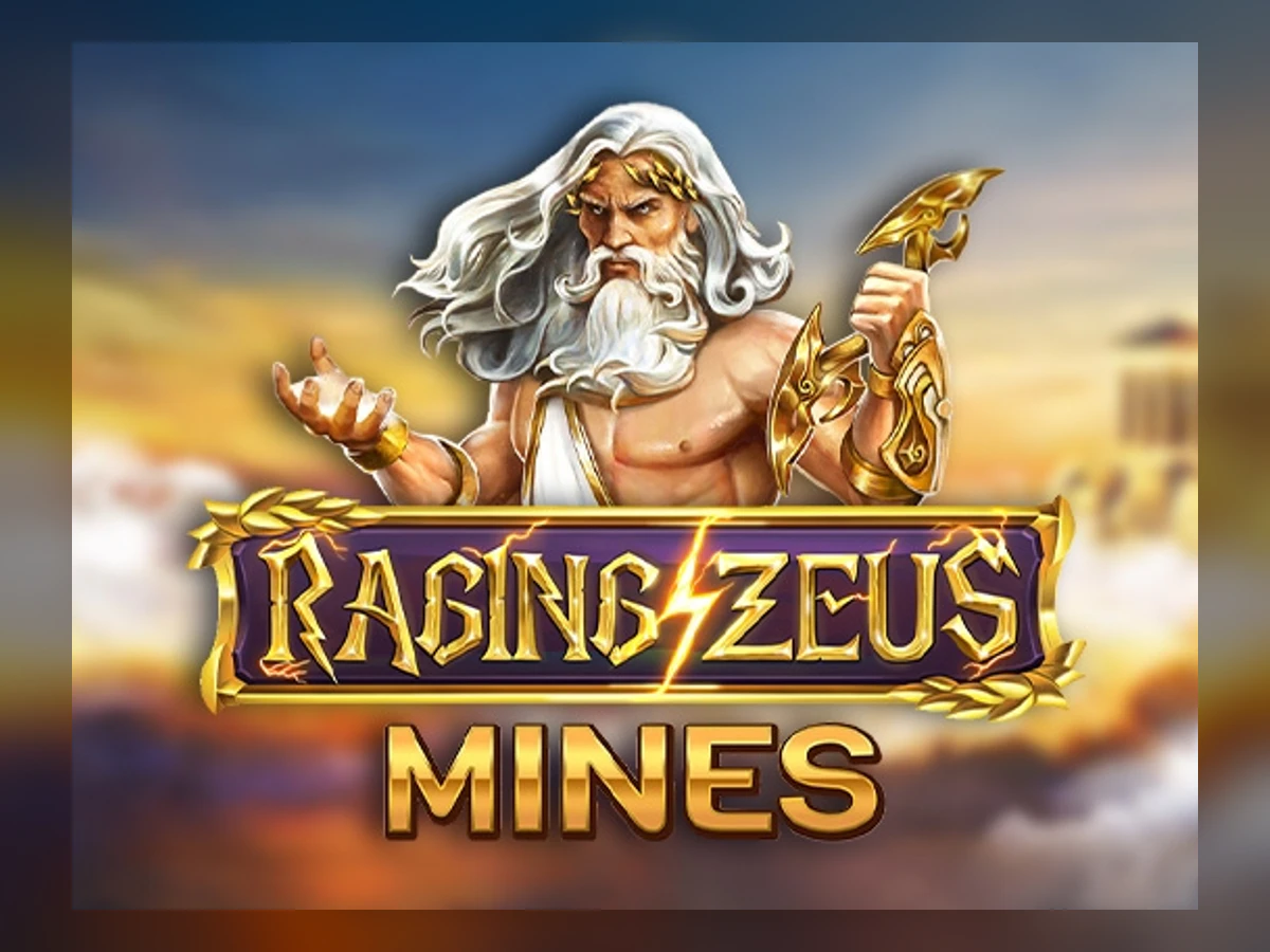 Raging Zeus Mines slot game artwork