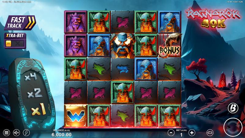 Ragnarok 40K slot game artwork
