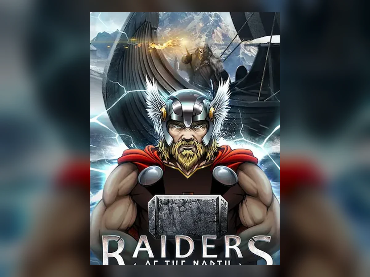 Raiders of the North slot game artwork