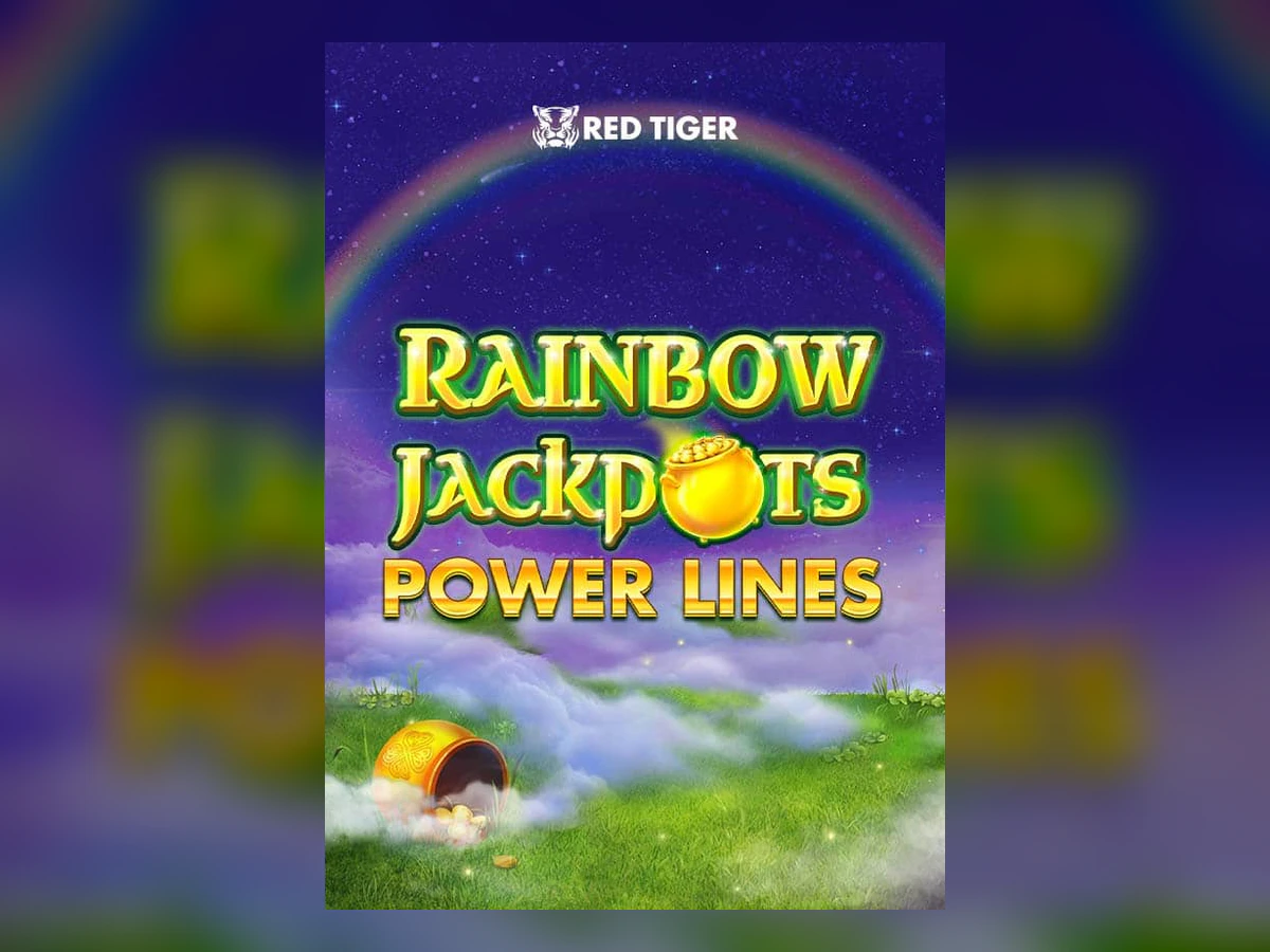 Rainbow Jackpots Power Lines slot game artwork