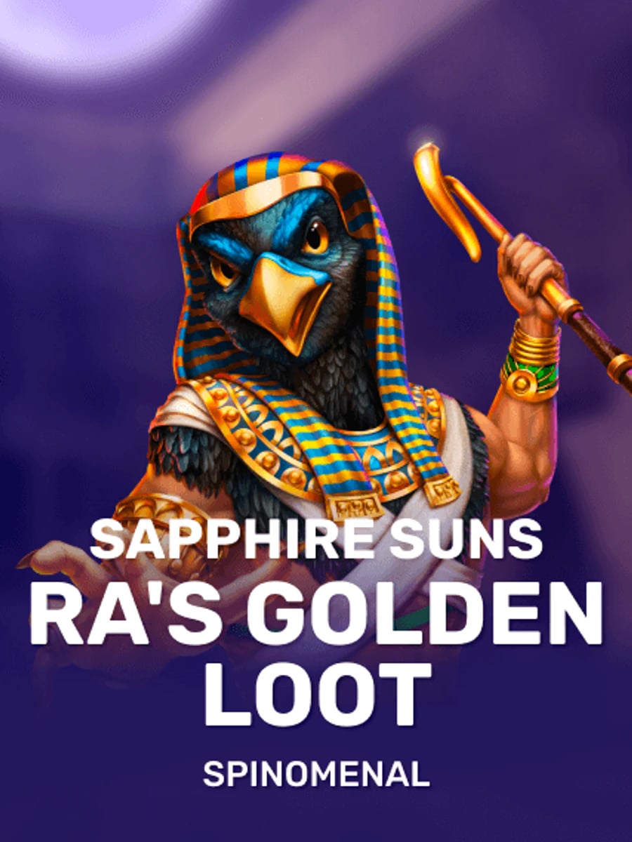 Ra's Golden Loot: Sapphire Suns slot game artwork