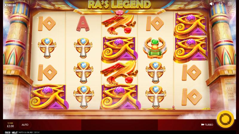 Ra’s Legend slot game artwork