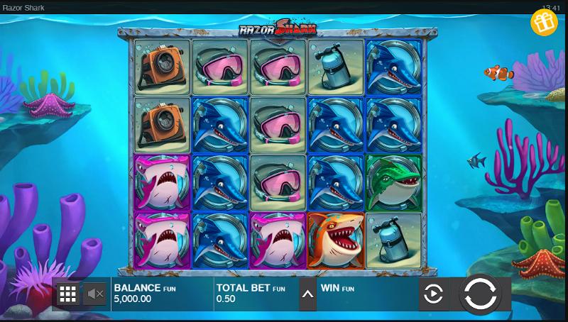 Razor Shark slot game artwork
