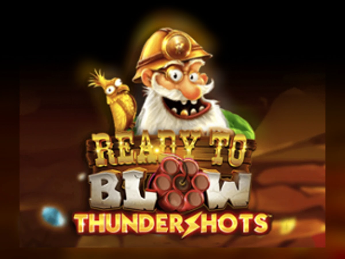 Ready to Blow: Thundershots slot game artwork