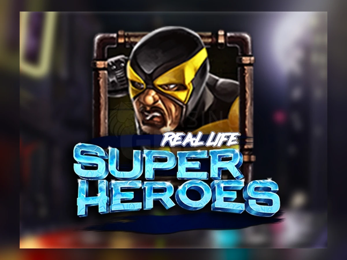 Real Life Super Heroes slot game artwork