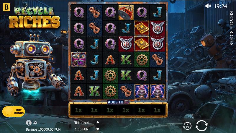 Recycle Riches slot game artwork