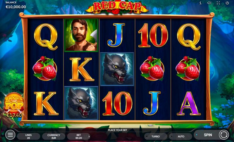 Red Cap slot game artwork