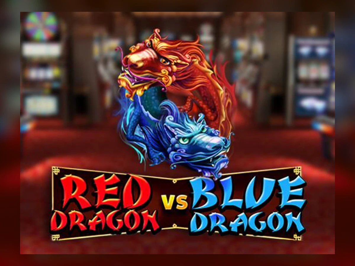 Red Dragon VS Blue Dragon slot game artwork
