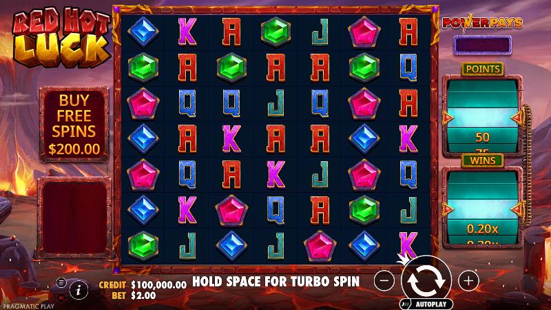 Red Hot Luck slot game artwork
