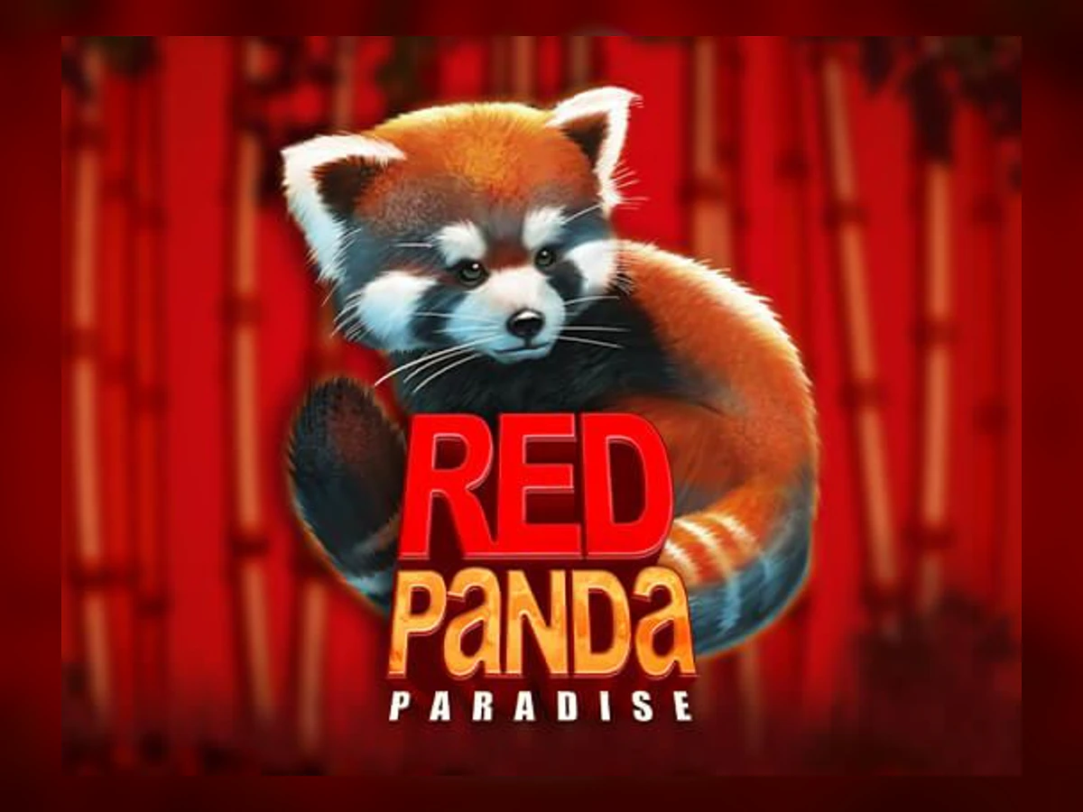 Red panda paradise slot game artwork