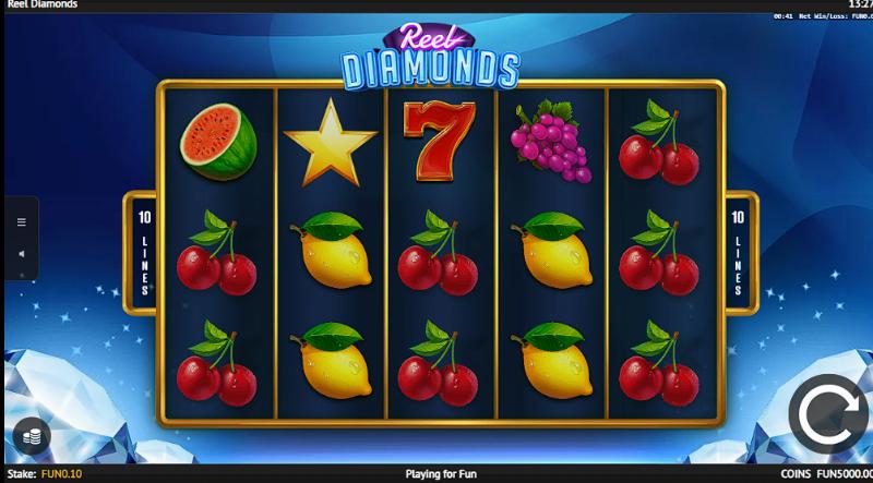 Reel Diamonds slot game artwork