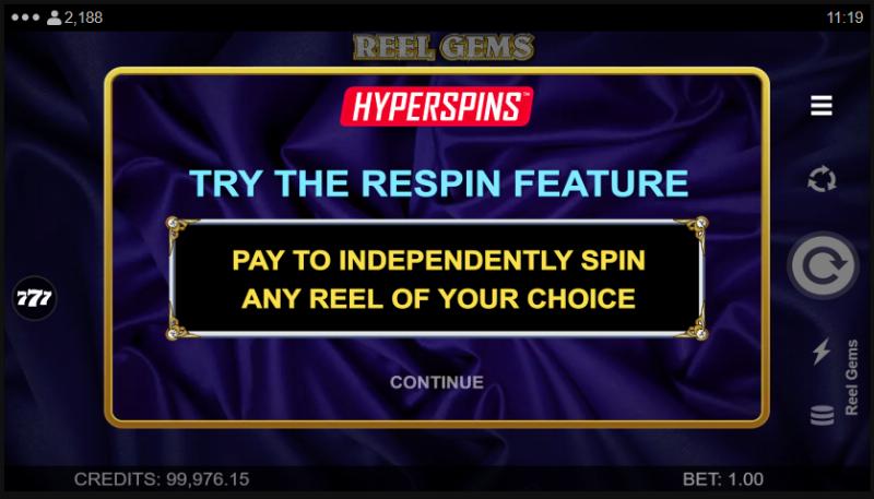 Reel Gems slot game artwork