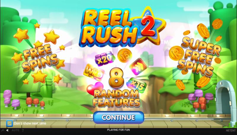Reel Rush 2 slot game artwork