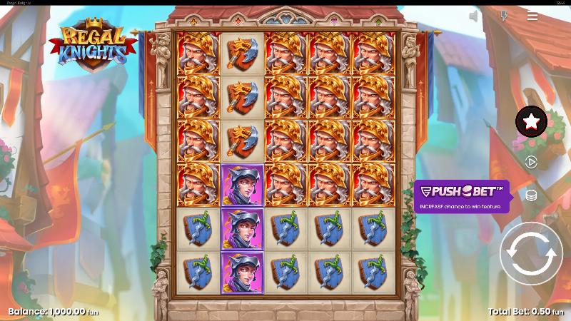 Regal Knights slot game artwork