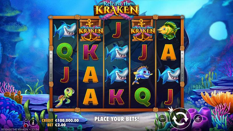 Release The Kraken slot game artwork