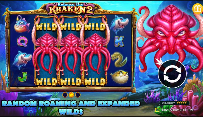 Release The Kraken 2 slot game artwork