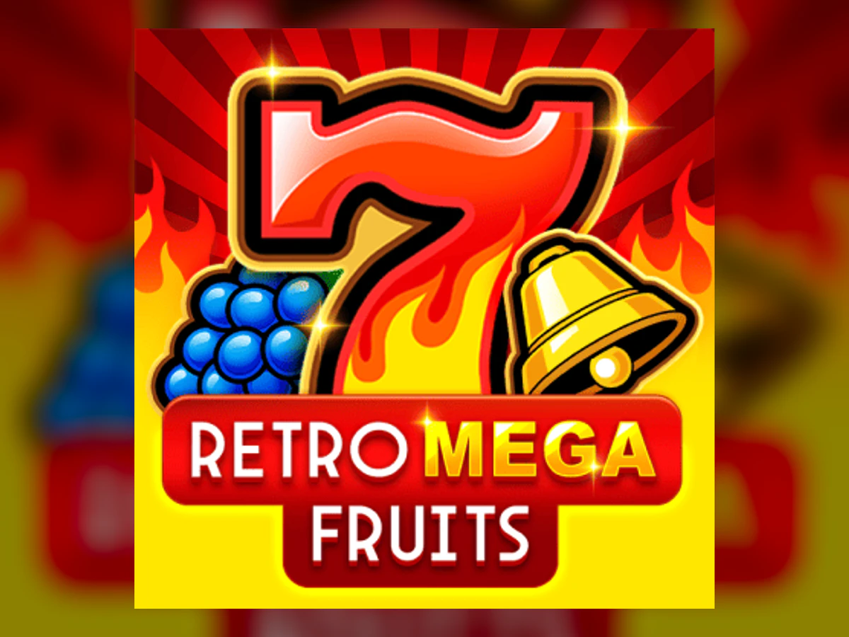 Retro Mega Fruits slot game artwork