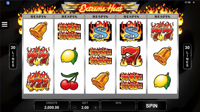 Retro Reels: Extreme Heat slot game artwork