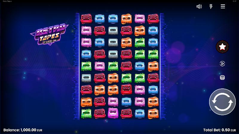 Retro Tapes slot game artwork