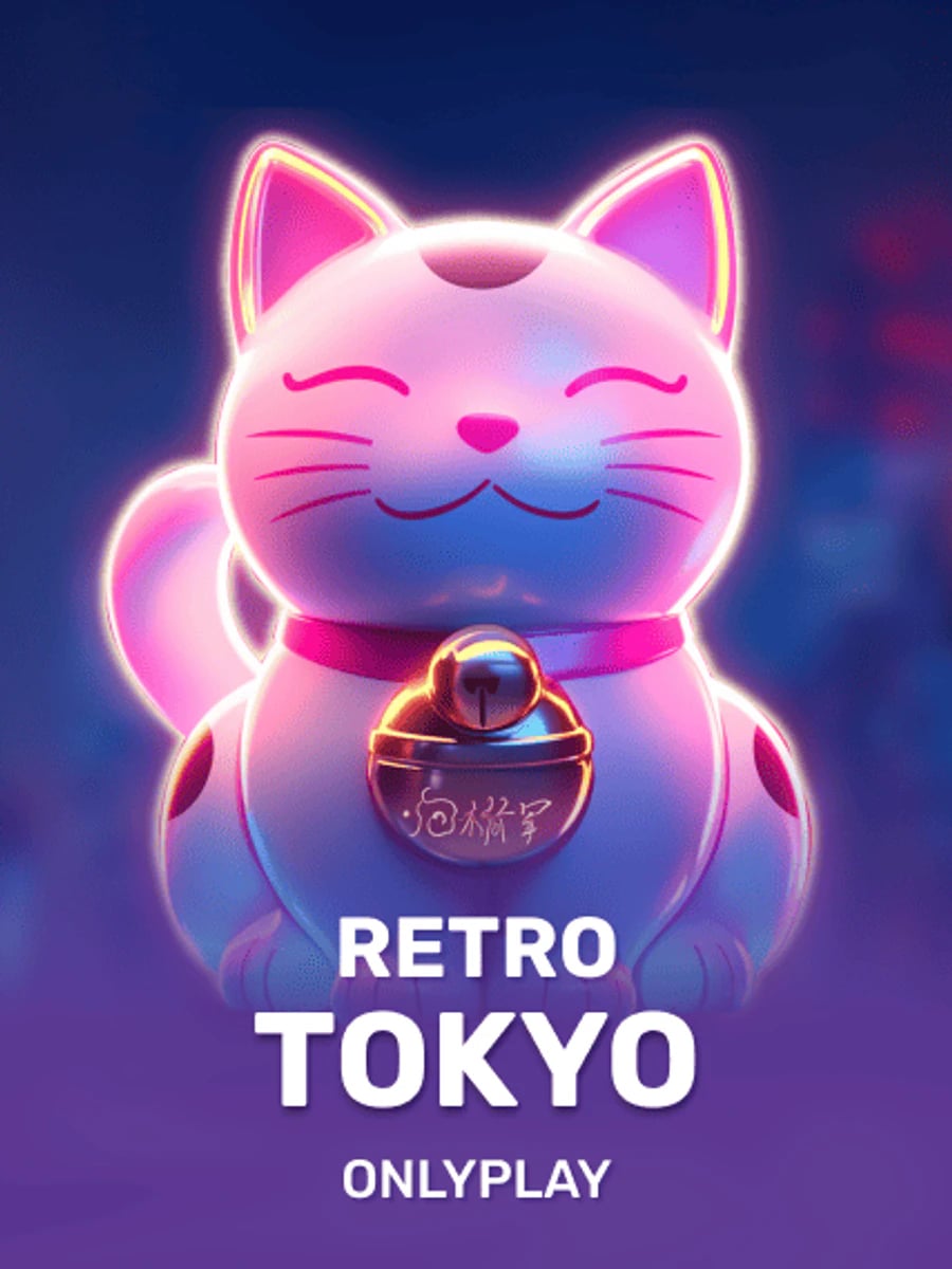 Retro Tokyo slot game artwork