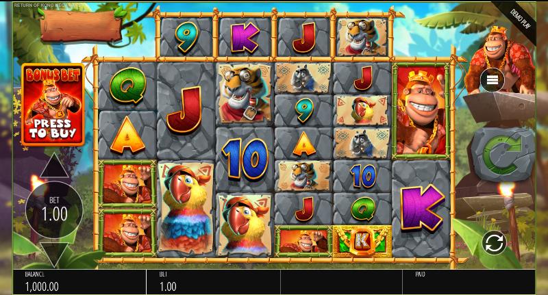 Return Of Kong Megaways slot game artwork