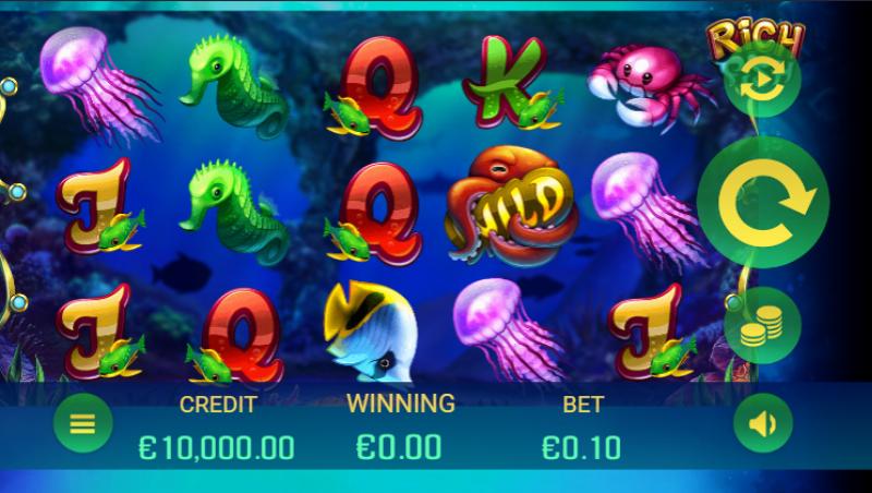 Rich Fish slot game artwork