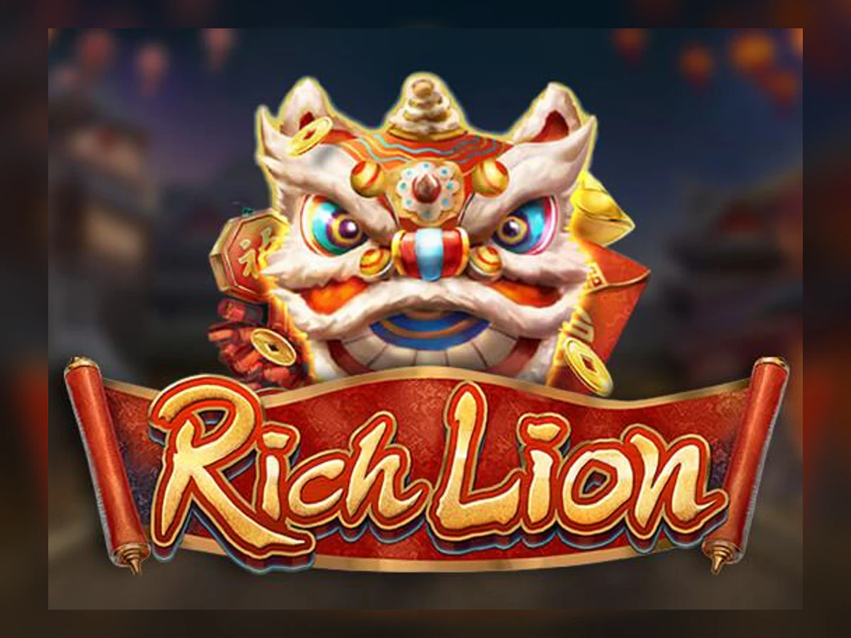 Rich Lion slot game artwork