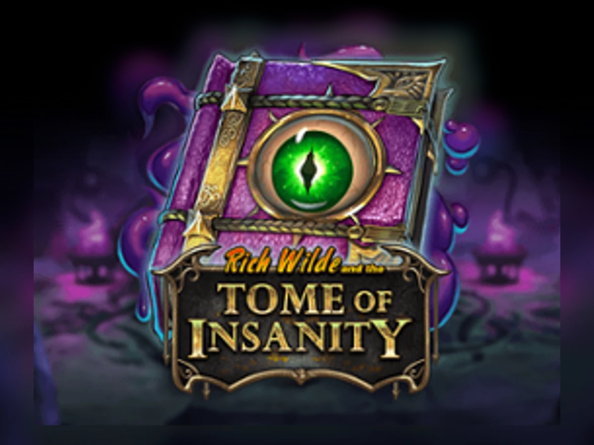 Rich Wilde and the Tome of Insanity slot game artwork