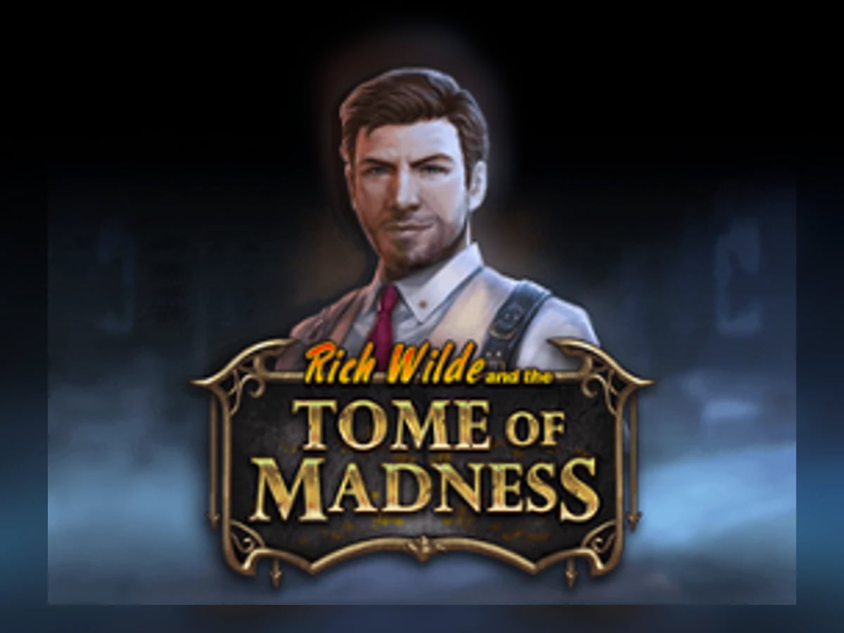 Rich Wilde and the Tome of Madness slot game artwork