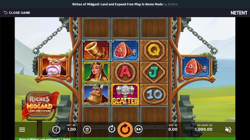 Riches Of Midgard: Land And Expand slot game artwork