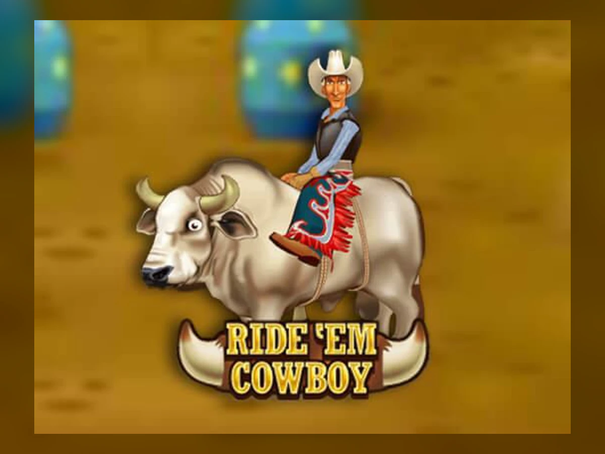 Ride 'em Cowboy slot game artwork