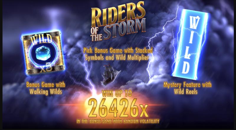 Riders Of The Storm slot game artwork