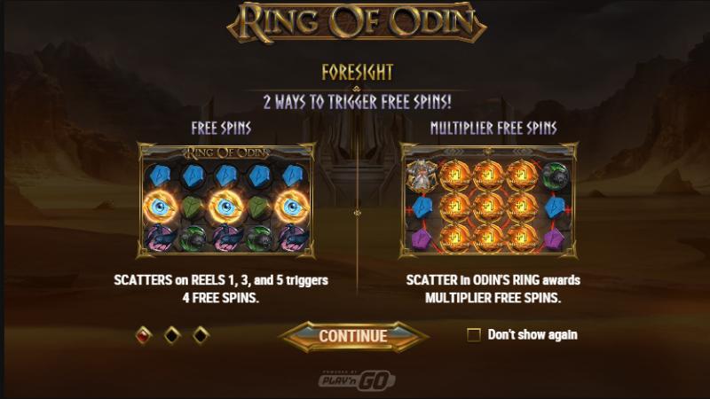 Ring Of Odin slot game artwork
