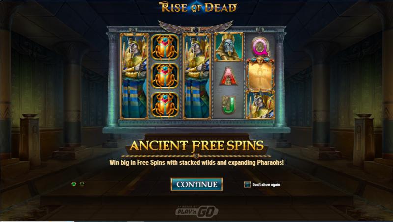 Rise Of Dead slot game artwork