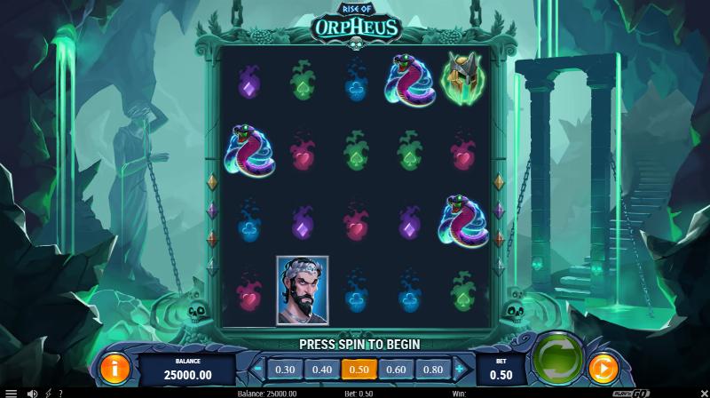 Rise Of Orpheus slot game artwork
