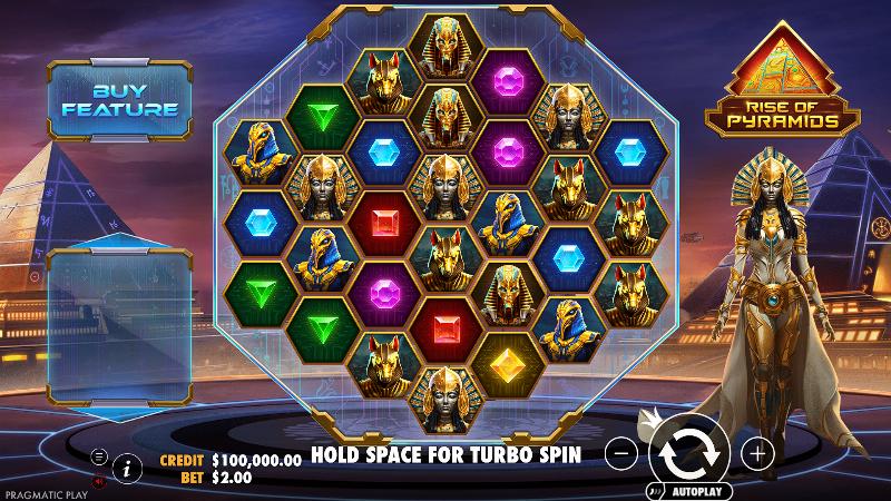 Rise Of Pyramids slot game artwork