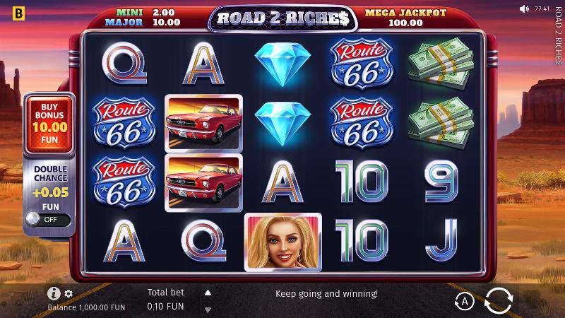 Road 2 Riches slot game artwork