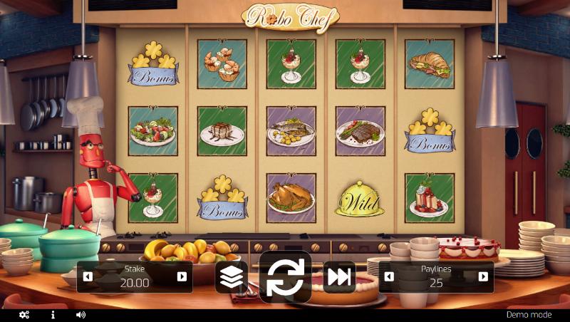 Robo Chef slot game artwork